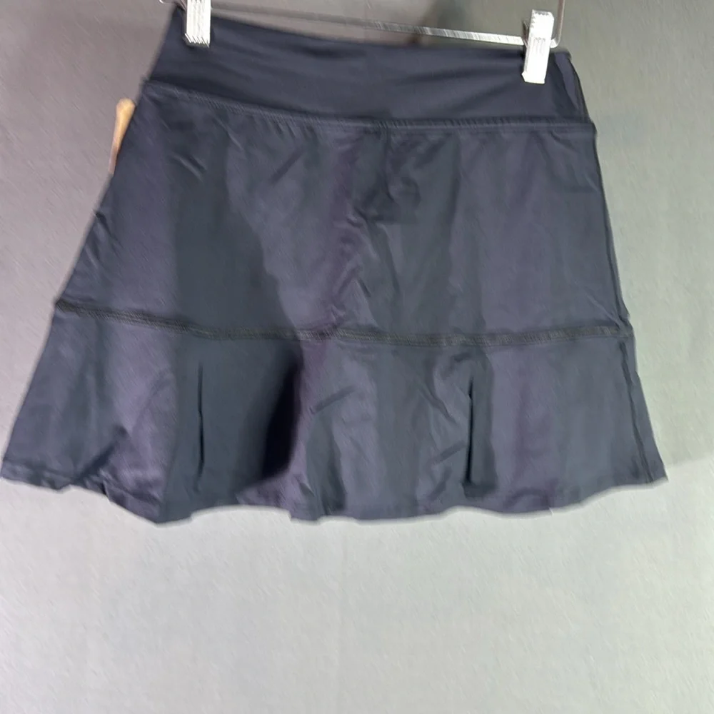 Donajo Black Athletic Skirt with Logo size‎ one new with tags